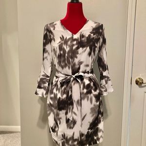 Banana Republic Black and White Cocktail Dress